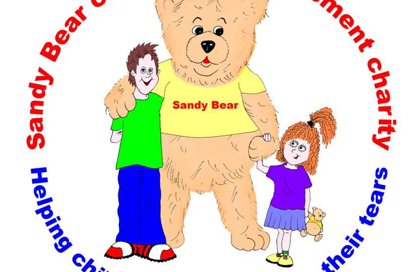 Bereavement charity Sandy Bear receives £1500 grant